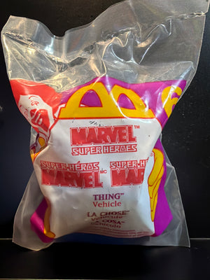 McDonalds Fast Food Toy: Marvel Superheroes - The Thing Vehicle - MIP