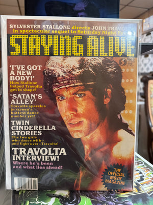 Staying Alive : Official Movie Magazine (Stallone / Travolta)