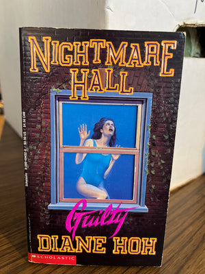 Nightmare Hall #6 : Guilty - Diane Hoh Die-Cut Cover /  First Printing