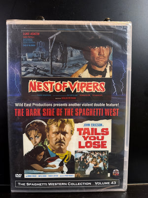 Spaghetti Western Collection Vol. 43 : Nest of Vipers / Tails You Lose DVD (New/Sealed)