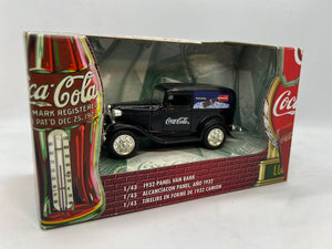 ERTL Coca-Cola Die-Cast 1932 Panel Van 1/43 Scale Bank