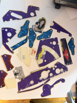 Bram Stoker's Dracula Pinball : ORIGINAL Bally Replacement Plastics!!!