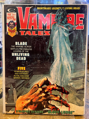 Vampire Tales #9 (Marvel/Curtis Magazine) Blade Story