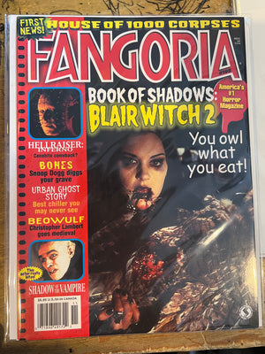 Fangoria #198 Blair Witch 2 Cover