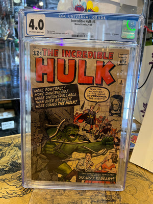 Hulk #5 CGC 4.0 OW/W Pages 1st Appearance of Tyrannus