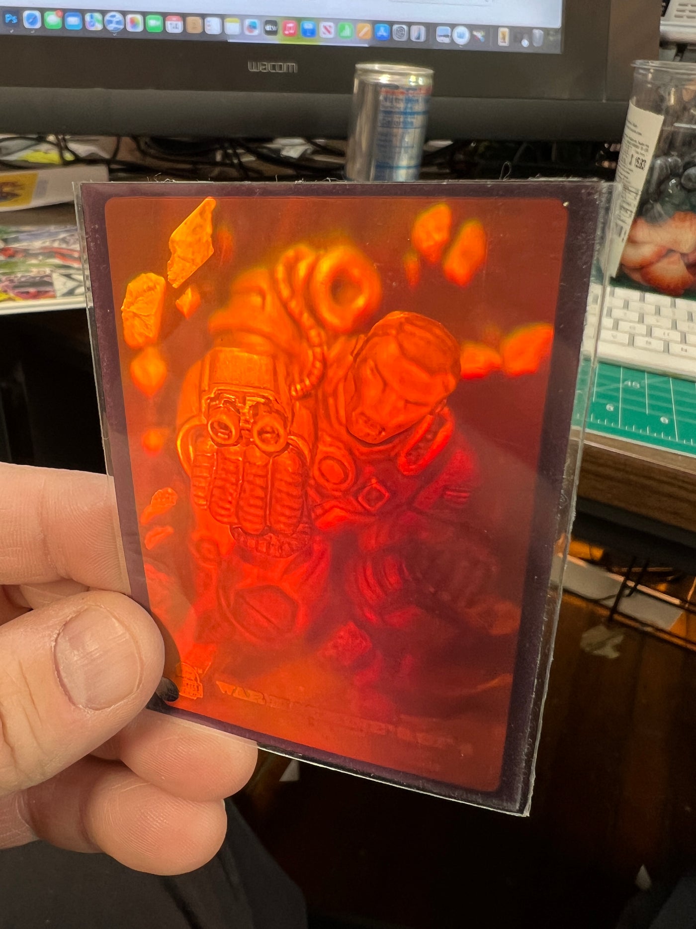 Marvel Universe 1994 Trading cards : Hologram 3 of 4 War Machine Fun Box Monster Emporium Marvel Universe 1994 Trading cards : Hologram 3 of 4 War Machine Fun Box Monster Emporium