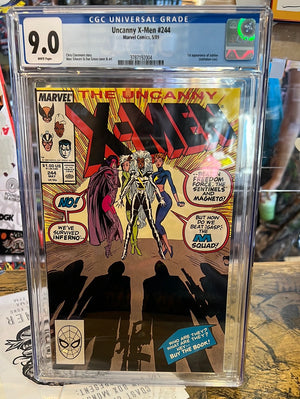 Uncanny X-Men #244 CGC 9.0 1st Jubilee