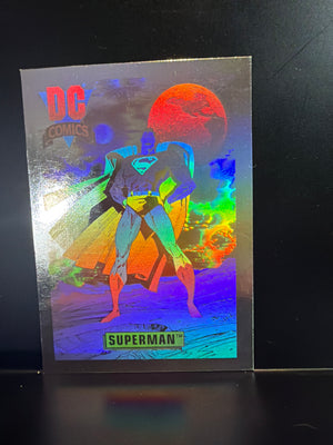 1992 IMPEL DC Cosmic Hall Of Fame Trading Cards : Superman Hologram