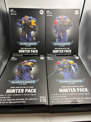 Warhammer 40k Joytoy : Space Wolves Battle Pack Hunter Pack (MIB)