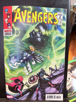 616 DAY MARVEL MYSTERY BAG FEATURING DOOM :  Avengers #25 Facsimile Edition Alessandro Cappuccio Variant Cover W/ Doomquest & Mask