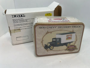 ERTL : 1930 Chevy Delivery Truck (Campbell's ) Mint in Tin Box (1994) 1/43 scale.