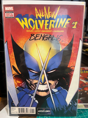 All-New Wolverine #1 (Main Bengal Cover First Printing) Signed By Bengal
