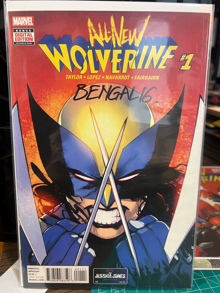 All-New Wolverine #1 (Main Bengal Cover First Printing) Signed By Bengal