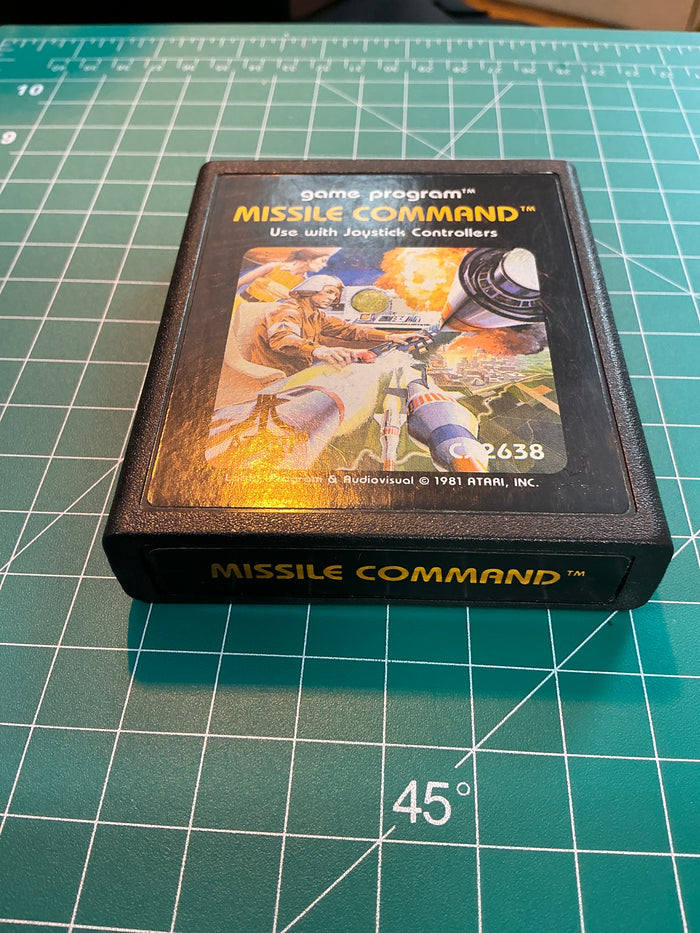 Atari 2600 Game: Missile Command (Cartridge Only)