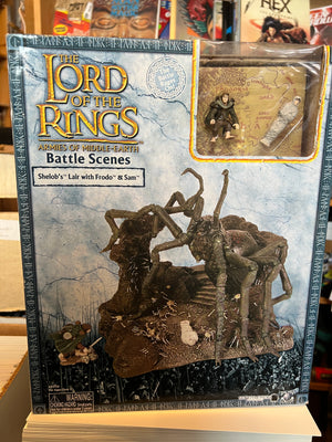 Lord of the Rings - Army of Middle Earth Battle Scenes : Shelob's Lair w/ Frodo & Sam MISB