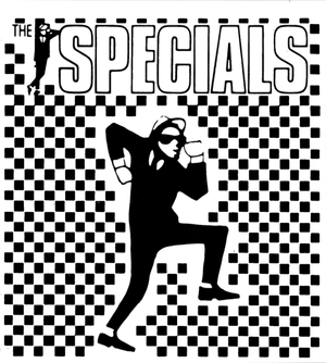 Sticker: Specials, The - Rude Boy On Checkers