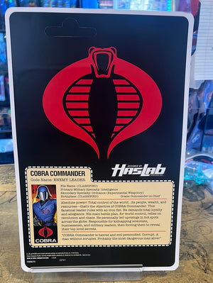 G.I. JOE Classified Haslab Hiss Cobra Commander Figure 2023 Mickey-Mouse MOC Hasbro