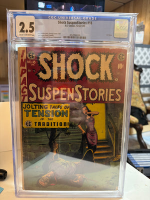 Shock Suspenstories #18  E.C. Comics 1955 CGC 2.5 Cream To Off-White Pages