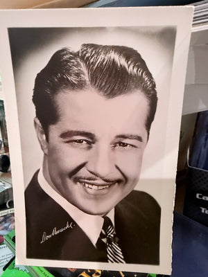 Vintage Don Ameche Fan Club Photo : 5.5" X 3.5" (Facsimile Signature)