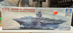 USS John C Stennis Italeri model kit (CVN 74)