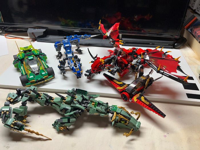 Lot of LEGO Ninjago Dragons