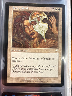 Magic The Gathering: Mercadian Masques - Ivory Mask Lightly Played