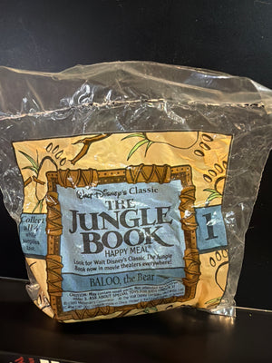 McDonalds: Happy Meal Toy - The Jungle Book - Baloo The Bear Wind-Up MISP
