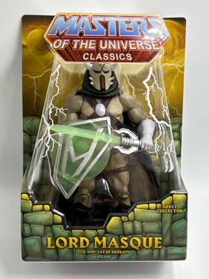 Masters of the Universe MOTU Classics: Lord Masque (MIB) W/ Mailer