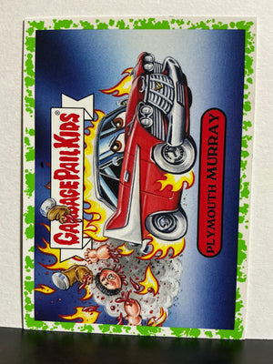 Garbage Pail Kids : Revenge of the Horror-ible (2019 Series) - 80's Horror Sticker - (Green Border) 2b - Plymouth Murray
