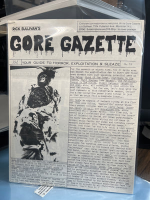 Rick Sullivan's Gore Gazette #69
