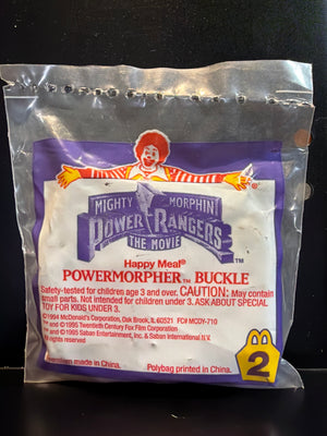 McDonalds Fast Food Toy: Mighty Morphin Power Rangers The Movie - Powermorpher Buckle #2