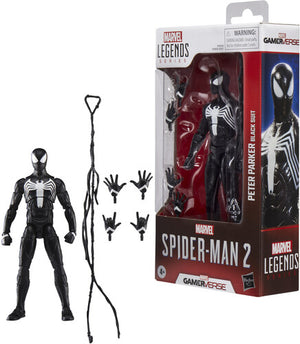 Hasbro Collectibles - Spider-Man 2 - Marvel Legends Gamerverse - Peter Parker Black Suit Action Figure