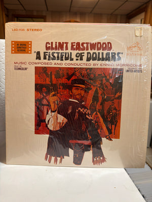 "A Fistful of Dollars" Ennio Morricone - OST Original Soundtrack Album LP 1967 Vintage Original Pressing LSO-1135