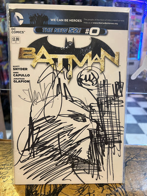 Batman #0 New 52 Sketched By Sean Murphy & Signed by Sean and Scott Snyder!