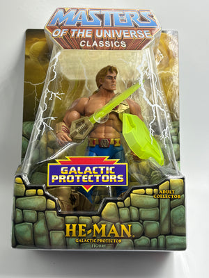 Masters of the Universe MOTU Classics: He-Man Galactic Protector (New Adventures) (MIB) W/ Mailer