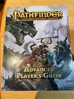 Pathfinder Roleplaying Game : Advanced Player's Guide HC 2009 1st Printing (Used)