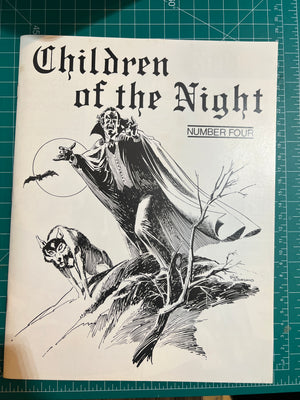 Children of the Night #4 (1975 Horror Zine) Both Folded Ads Included