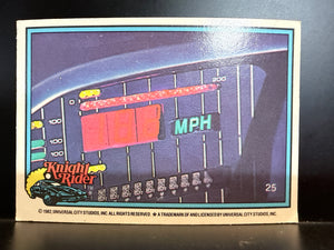 Knight Rider : 1982 Donruss Trading Cards - #25