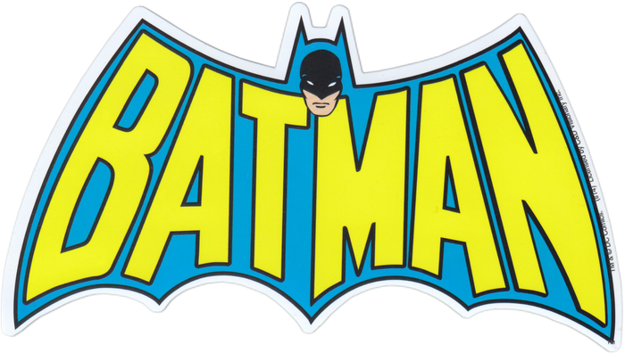 Sticker - Batman - Retro Wing Logo