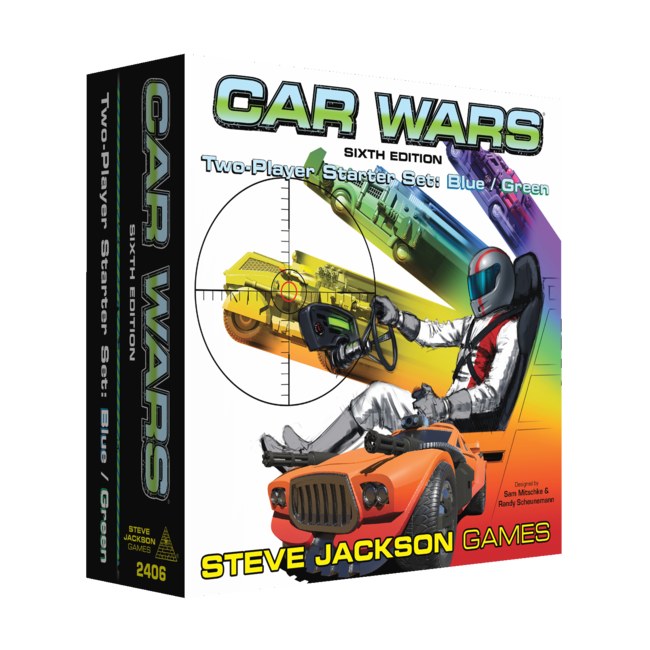 Car Wars Two-Player Starter Set Blue/Green (Board Game)
