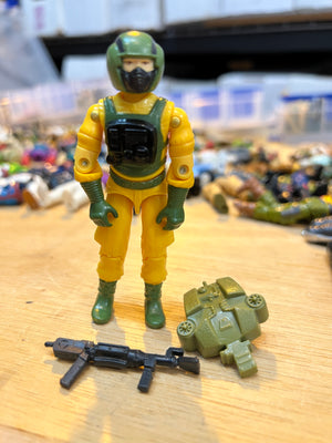 Gi Joe ARAH 1985 : Airtight V1  Missing Tube & Mouthpiece