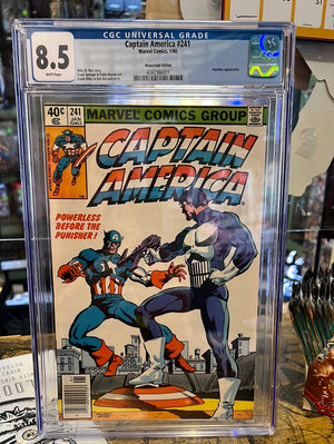 Captain America #241 cgc 8.5 Newsstand