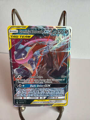 Pokemon : Sun & Moon - Unbroken Bonds : Greninja & Zoroark GX (107)