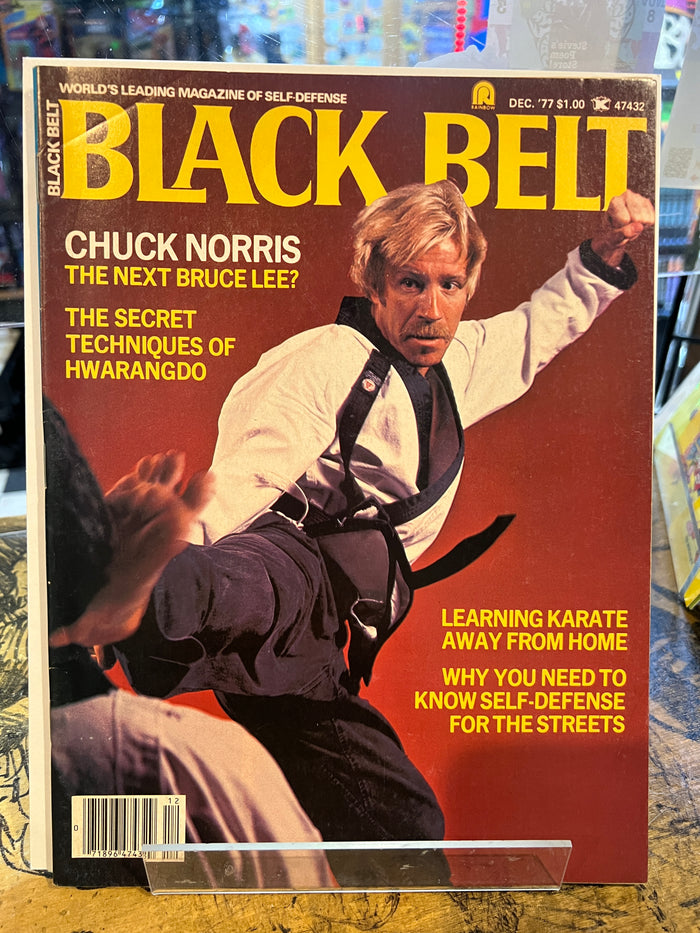 Black Belt Magazine: December 1977 Chuck Norris Cover