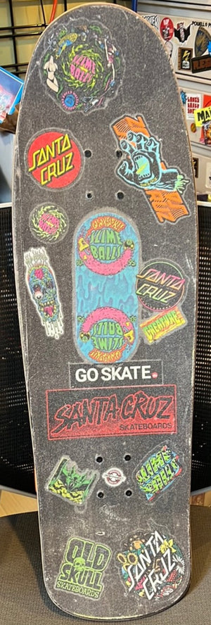Complete Tom Knox Santa Cruz Deck Re-Issue (Lightly Skated) (Complete Slimeballs / Indys / Creature Rails / Clear Grip)