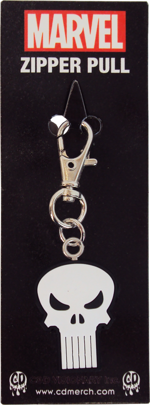 Zipper Pull - Punisher, The - Skull Logo