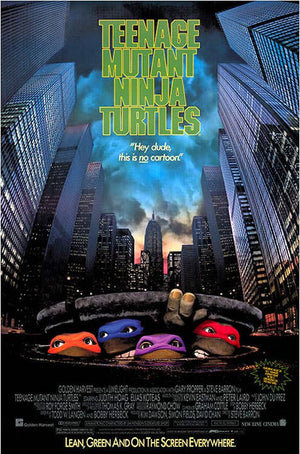 Poster: Teenage Mutant Ninja Turtles - The Movie Poster (Replica) (24x36)