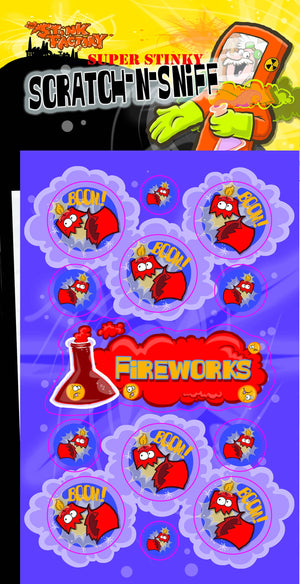 Fireworks Scratch-N Sniff Sticker
