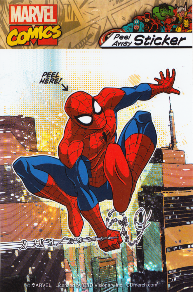 Sticker - Spider-Man - Web Swinging