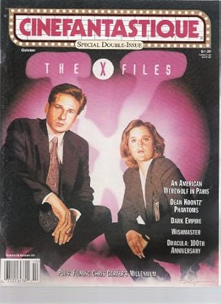 CINEFANTASTIQUE VOL 29 NO 4 / VOL 29 NO 5 (1997) X-Files Cover